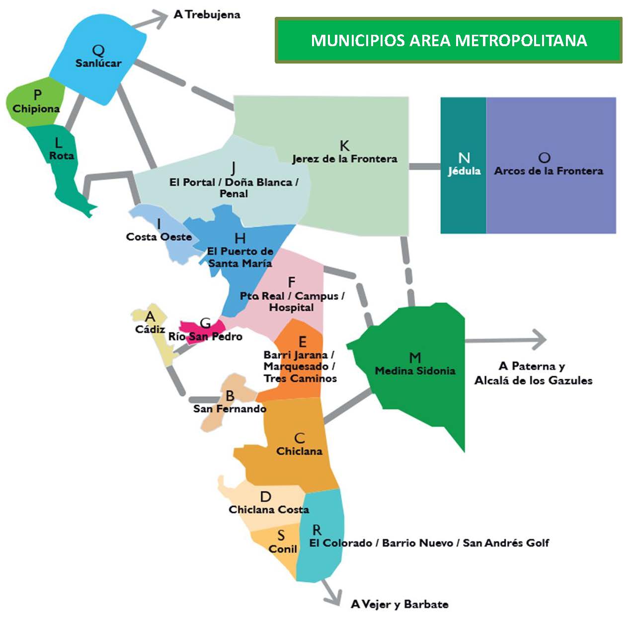 Cinco nuevos municipios formarán parte de pleno derecho del Consorcio de Transportes Bahía de Cádiz desde enero 