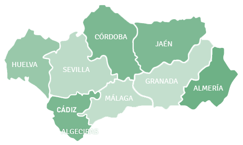 Mapa de Andalucï¿½a